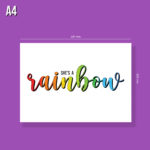 She’s A Rainbow – Rolling Stones Inspired A4 print – image 2