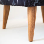 Imagine inspired velvet slogan foot stool – image 5