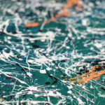 Never Mind The Pollocks – No.1 (Green) Fabric – image 6