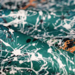 Never Mind The Pollocks – No.1 (Green) Fabric – image 4