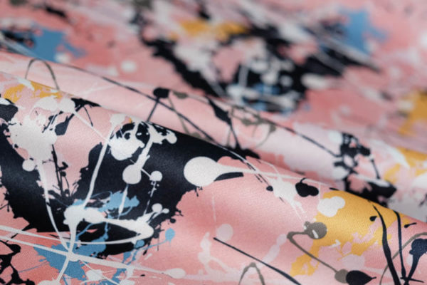 Never Mind The Pollocks – No.2 (Pink) Fabric