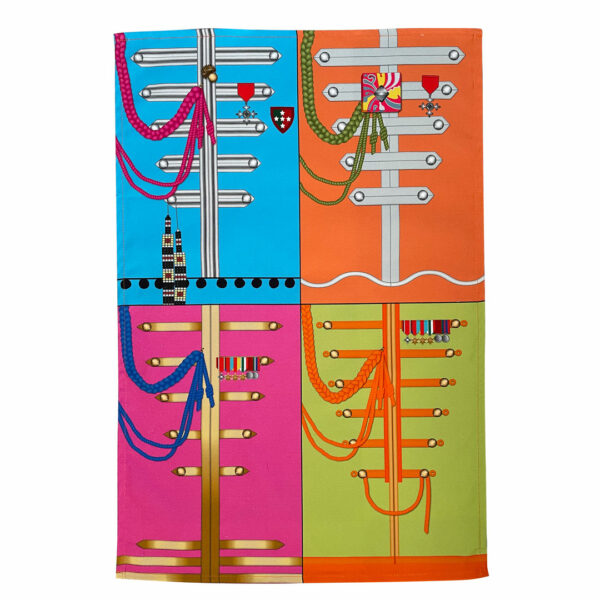 Sgt Peppers inspired tea towel