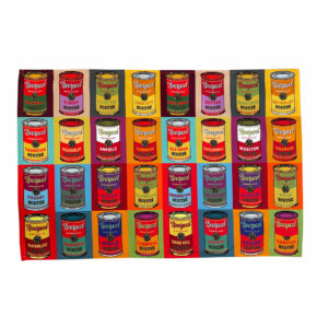 Jones Art X Isaac's Bazaar Scouse Cans Tea Towel