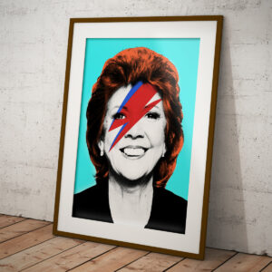 Cilla Stardust Pop Art Print – Cilla Black Meets David Bowie