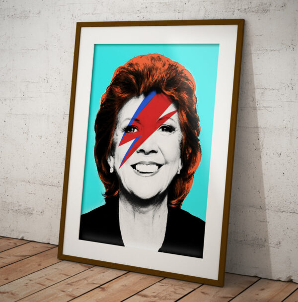 Cilla Stardust Pop Art Print – Cilla Black Meets David Bowie