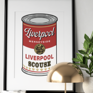 Liverpool Scouse Can A4 Print