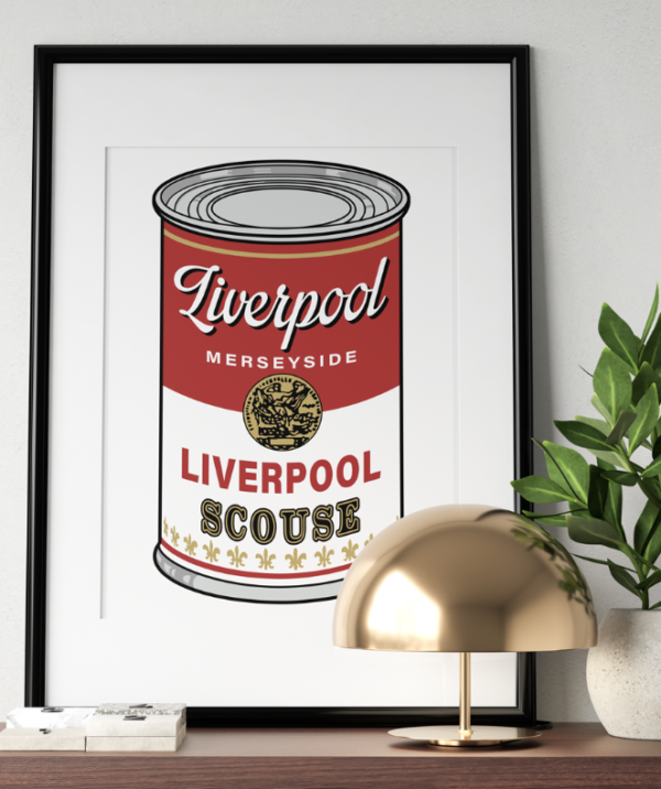 Liverpool Scouse Can A4 Print