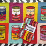 Jones Art X Isaac’s Bazaar Scouse Cans Beatles Edit Tea Towel – image 3