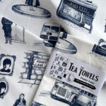 Penny Lane Toile Tea Towel – image 3