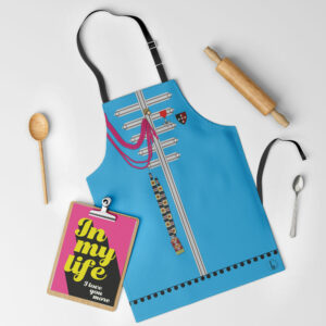 Sgt Pepper Apron in Blue