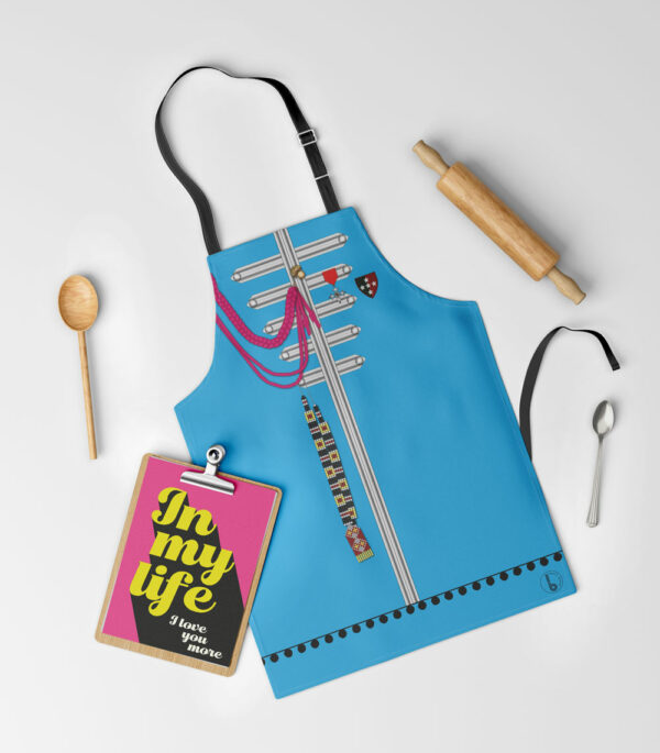 Sgt Pepper Apron in Blue