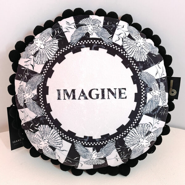 Imagine Round Pom Pom “12 inch” cushion
