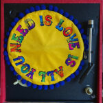 All You Need Is Love Round Pom Pom cushion – image 5