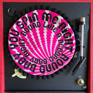 You Spin Me Round — 12" Round Pom Pom Cushion