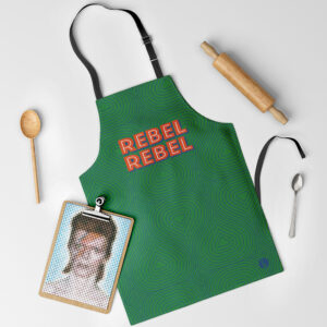 Bowie inspired Rebel Rebel Apron