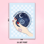 Midnights Inspired Mastermind Print – Taylor Swift Lyric Wall Art – image 2