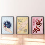 I cry a lot but I’m so productive – Taylor Swift inspired A4 art print – image 4