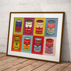 Beatles Inspired Scouse Can Pop Art Prints