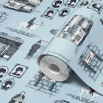 Penny Lane Toile Wallpaper – image 8