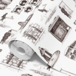 Penny Lane Toile Wallpaper – image 2