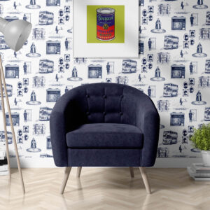 Penny Lane Toile Wallpaper