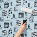 Penny Lane Toile Wallpaper – image 9