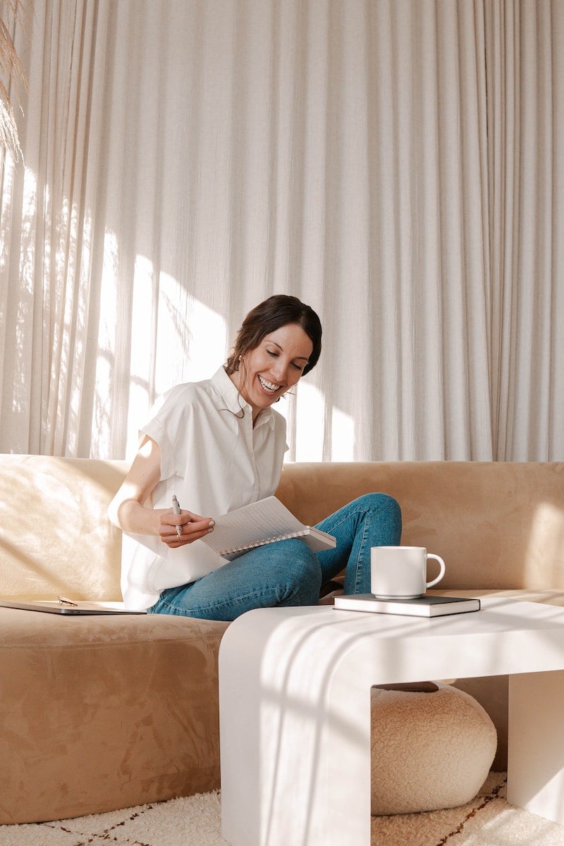 Woman writing