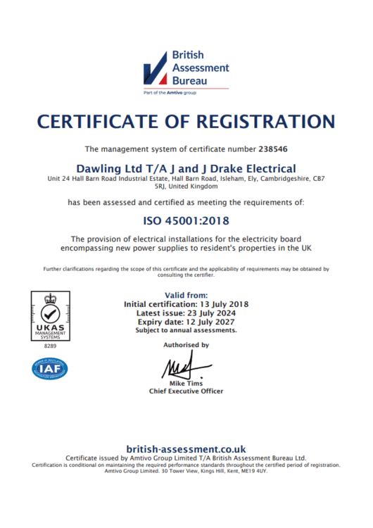 ISO 45001:2018