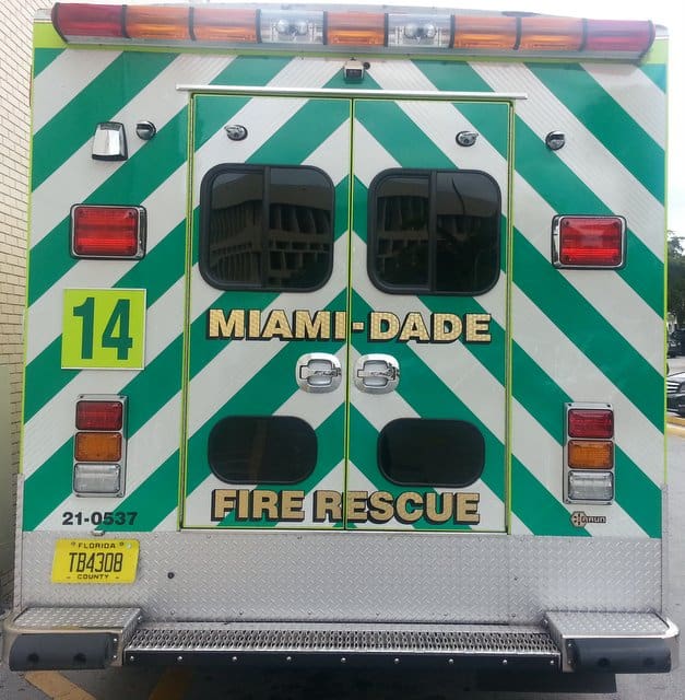 Miami-Dade Fire Rescue ambulance