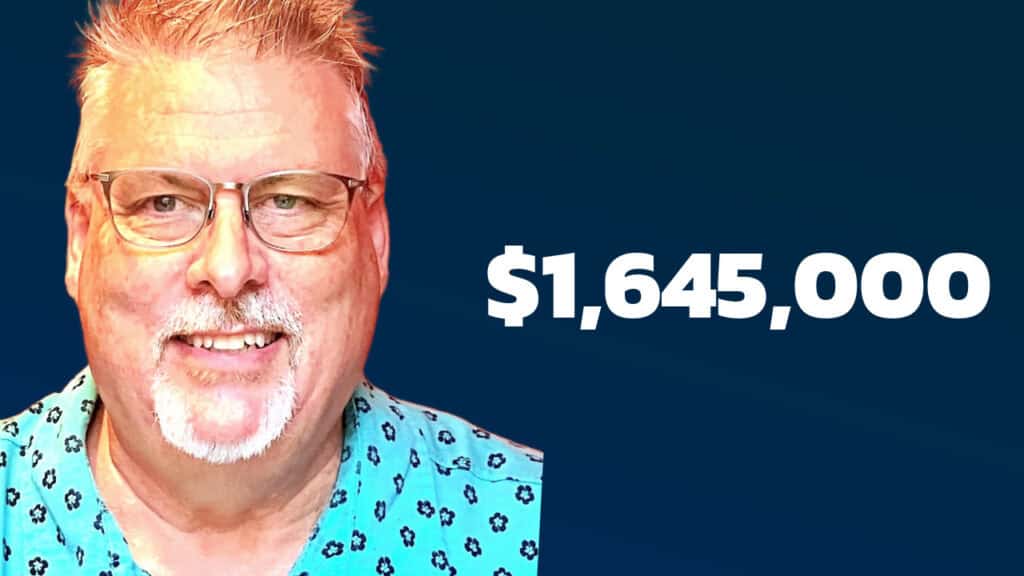 Smiling client with settlement result of $1,645,000.