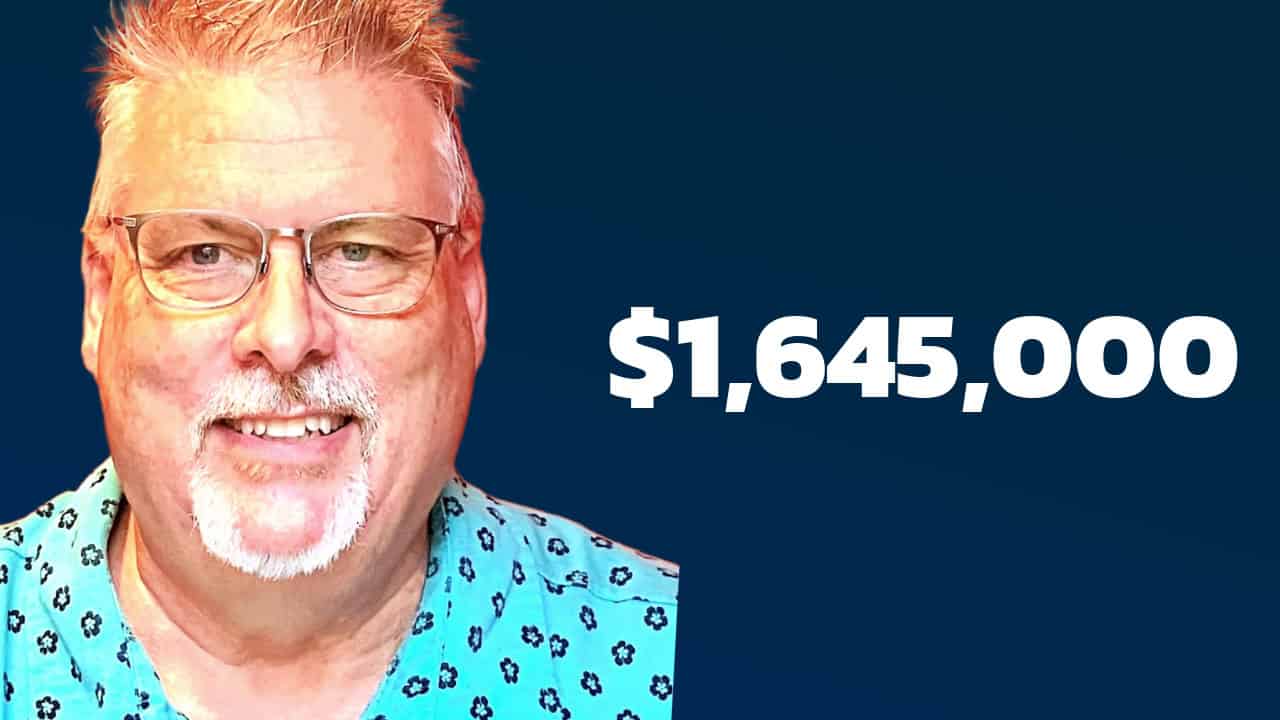 Client smiling after $1,645,000 injury settlement handled with co-counsel