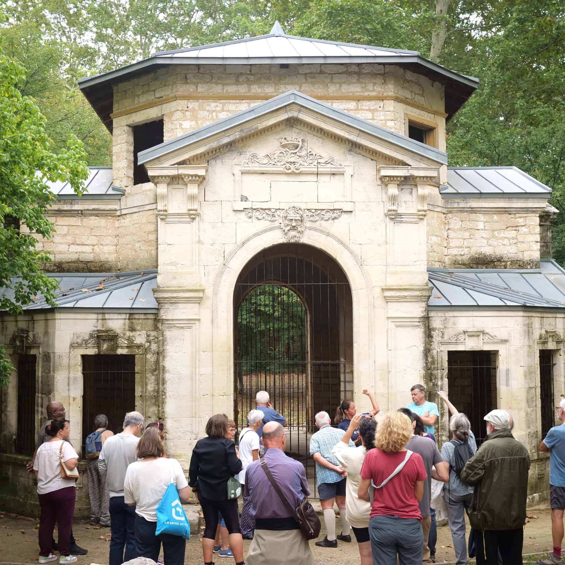 Visite du site des Thermes de Fontcaude lors des JEP 2023
