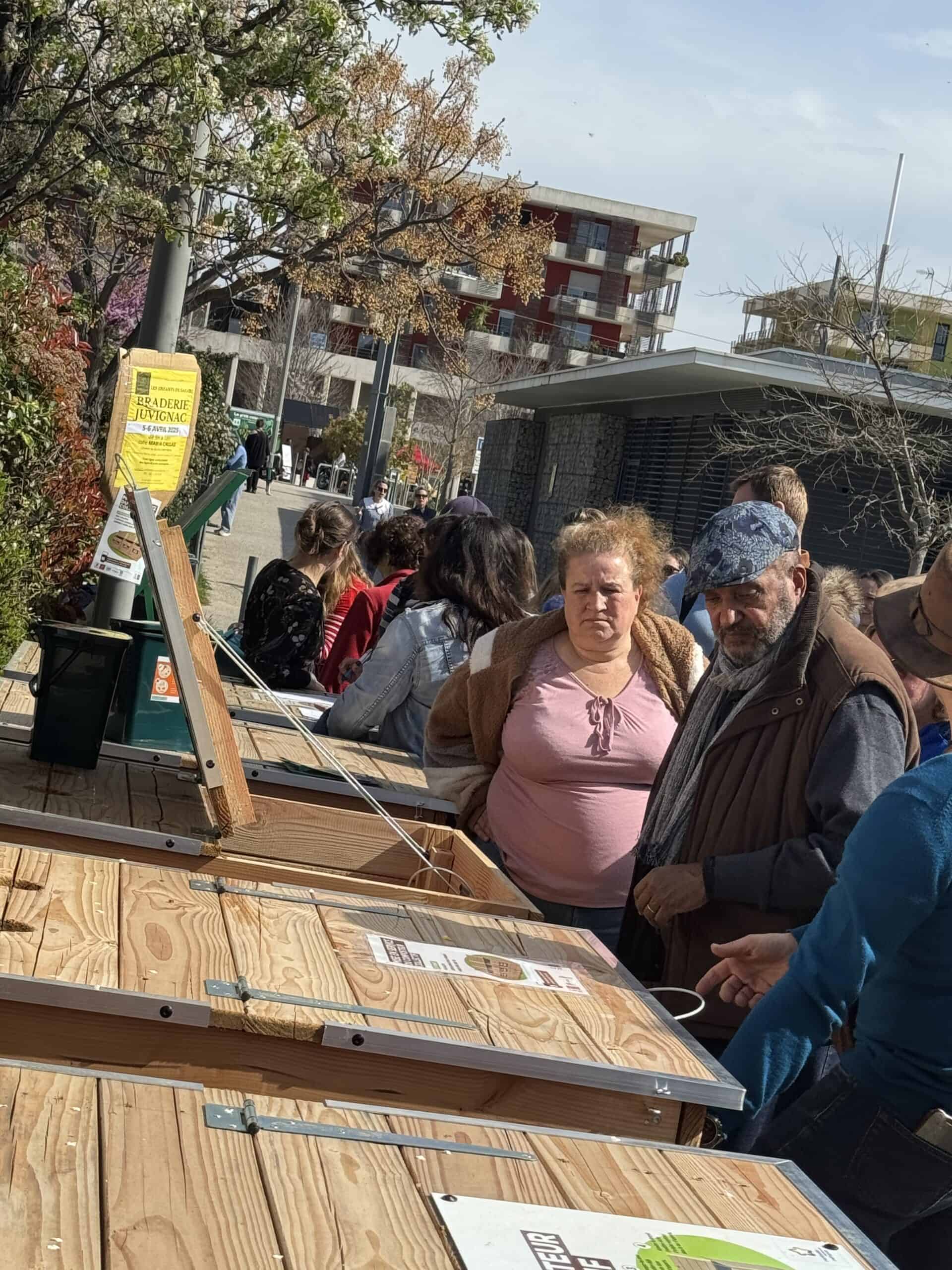 Composteurs collectifs dans le quartier des Constellations