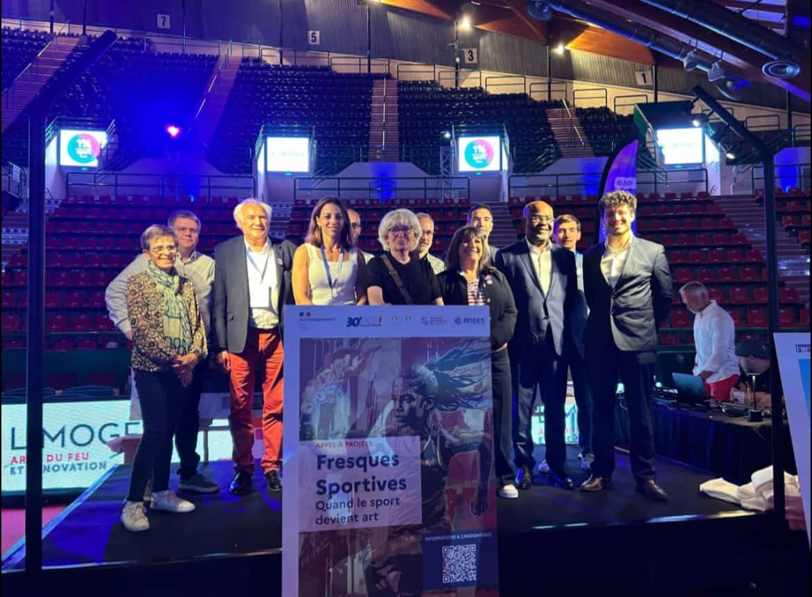 Remise du prix de la fresque sportive 2025 par l'ANDES