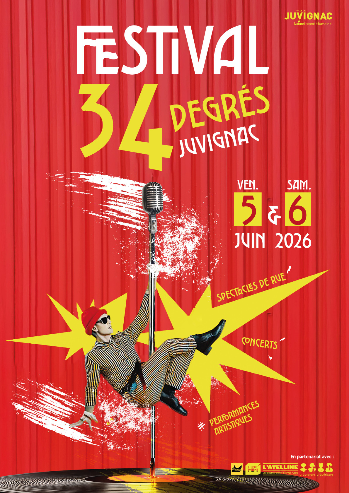 Affiche du festival 34 Degrés