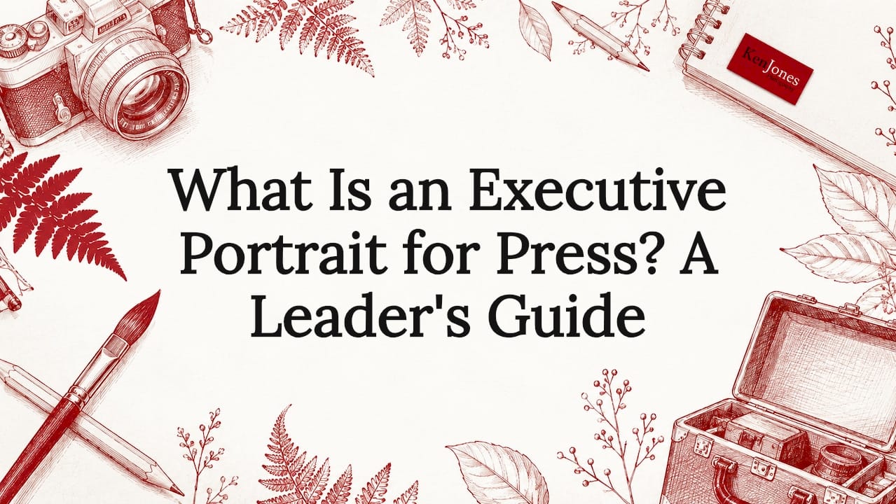 What Is an Executive Portrait for Press? A Leader's Guide
