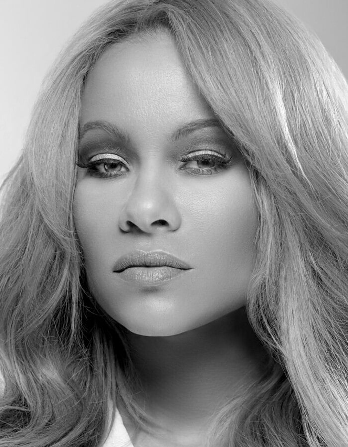 Black-and-white close-up editorial portrait of Brave Williams.