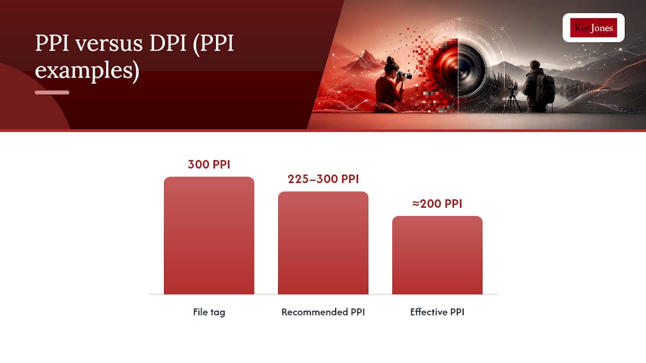 Diagram comparing PPI and DPI