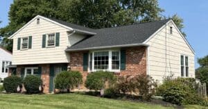 GAF roofing system installed on a residential home by Kesting Construction. Expert roofing services.