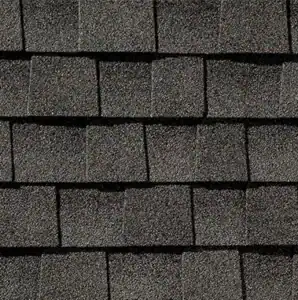 Close-up of durable GAF roofing shingles for weather protection.