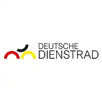 Deutsche Dienstrad Logo auf weißem Hintergrund.