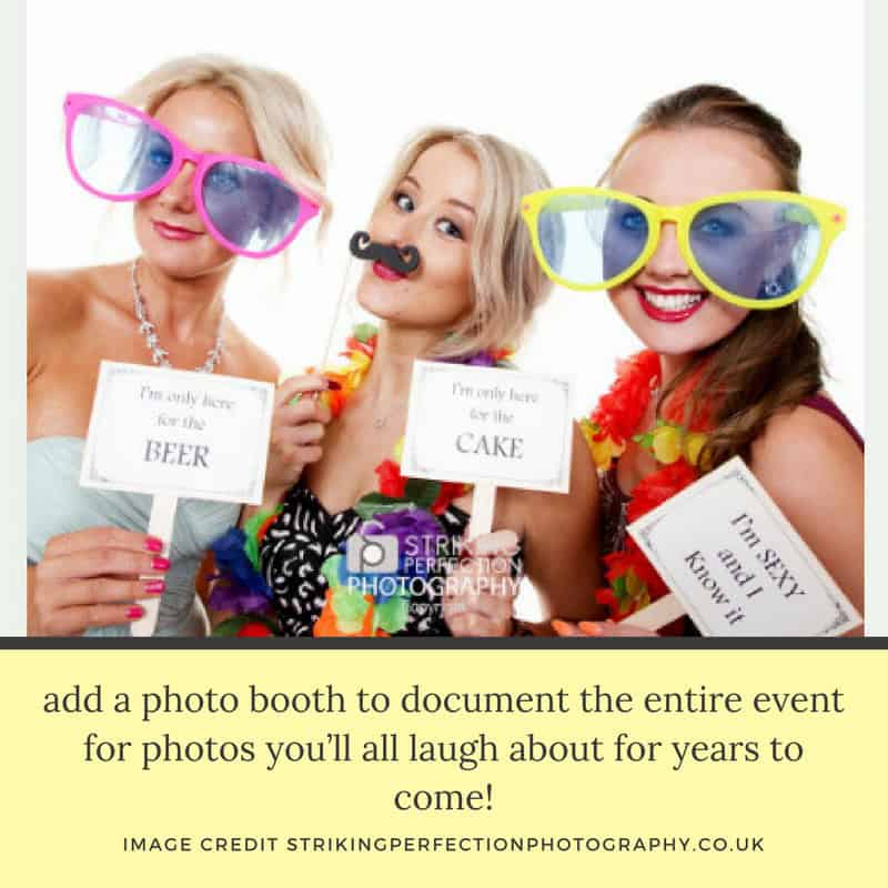 Brightly coloured sunglasses and fun props at a photoshoot for memorable event photos.