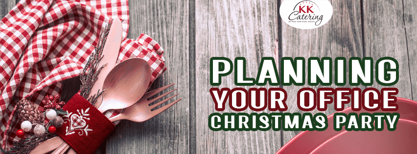 Gourmet Christmas catering for office parties by KK Catering in the UK.