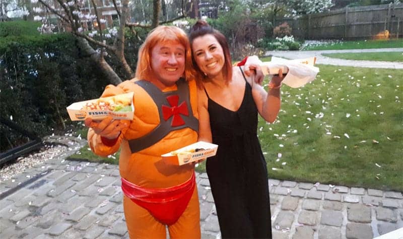 Fish and chip birthday party derbyshire