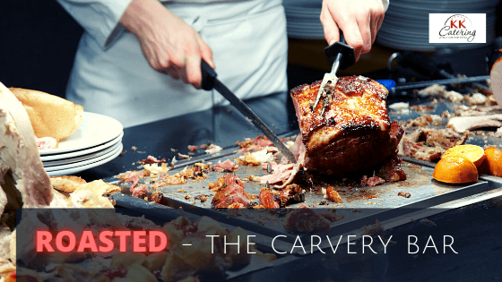 Wedding carvery bar catering setup for UK weddings – alternative to hog roast hire