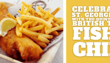 Deep-fried fish and chips with sides, catering for events by KK Catering UK.
