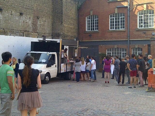 Mobile catering for film productions