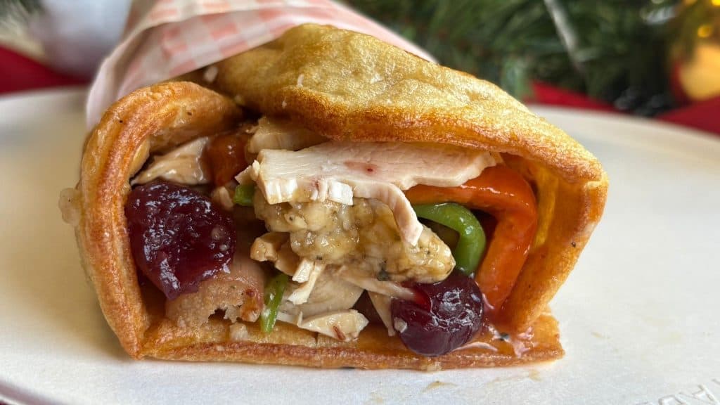 clouse up yorkshire pudding wrap