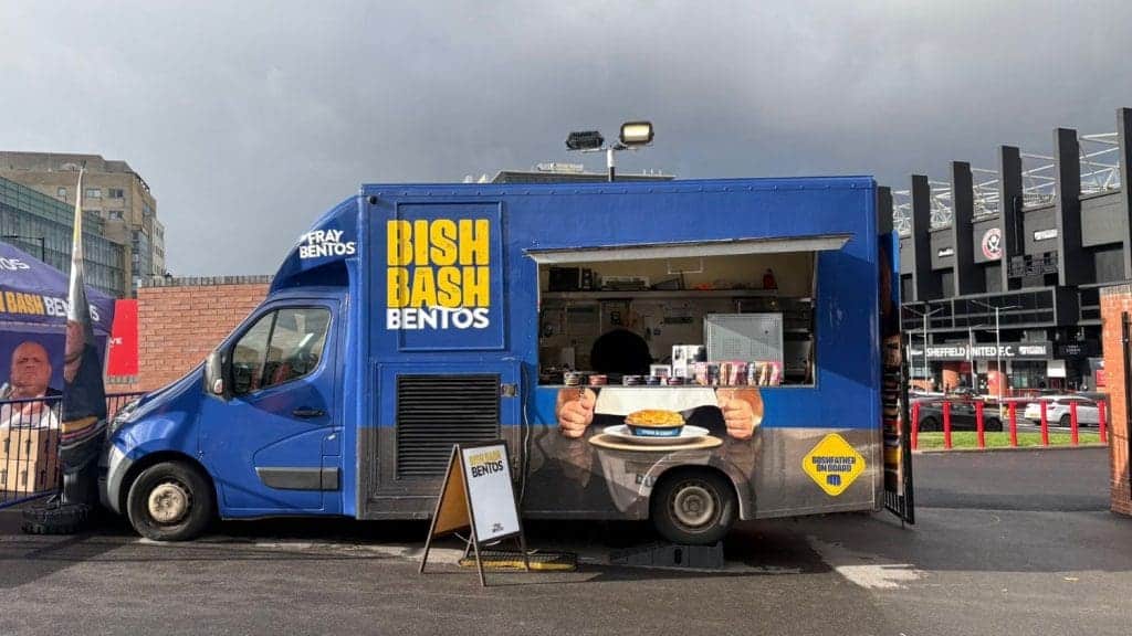 fray bentos pies promotional catering vans