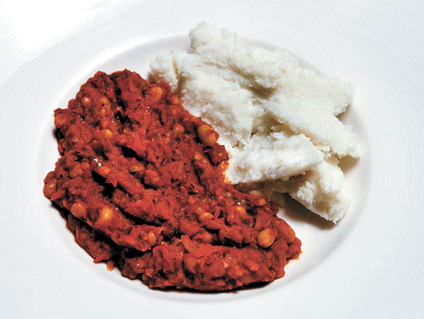 Chakalaka (vegetable relish) 